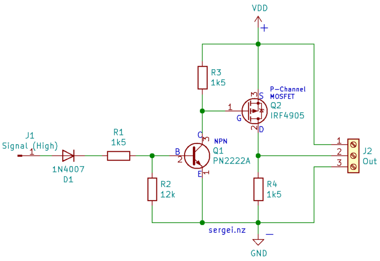 High Side Power Switch for a microcontroller – Sergei's incoherrent ...